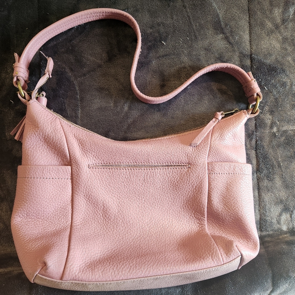Sac Collection, Elegant Pink Leather Shoulder Bag. Like New - Picture 2 of 9